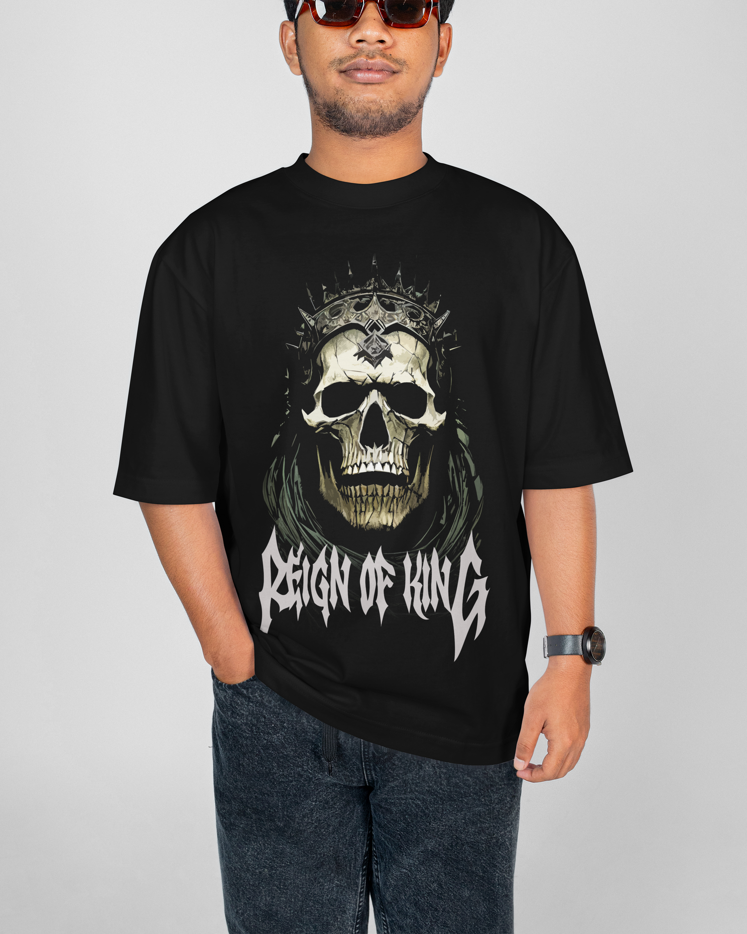 Reign Of King Oversized Tshirt