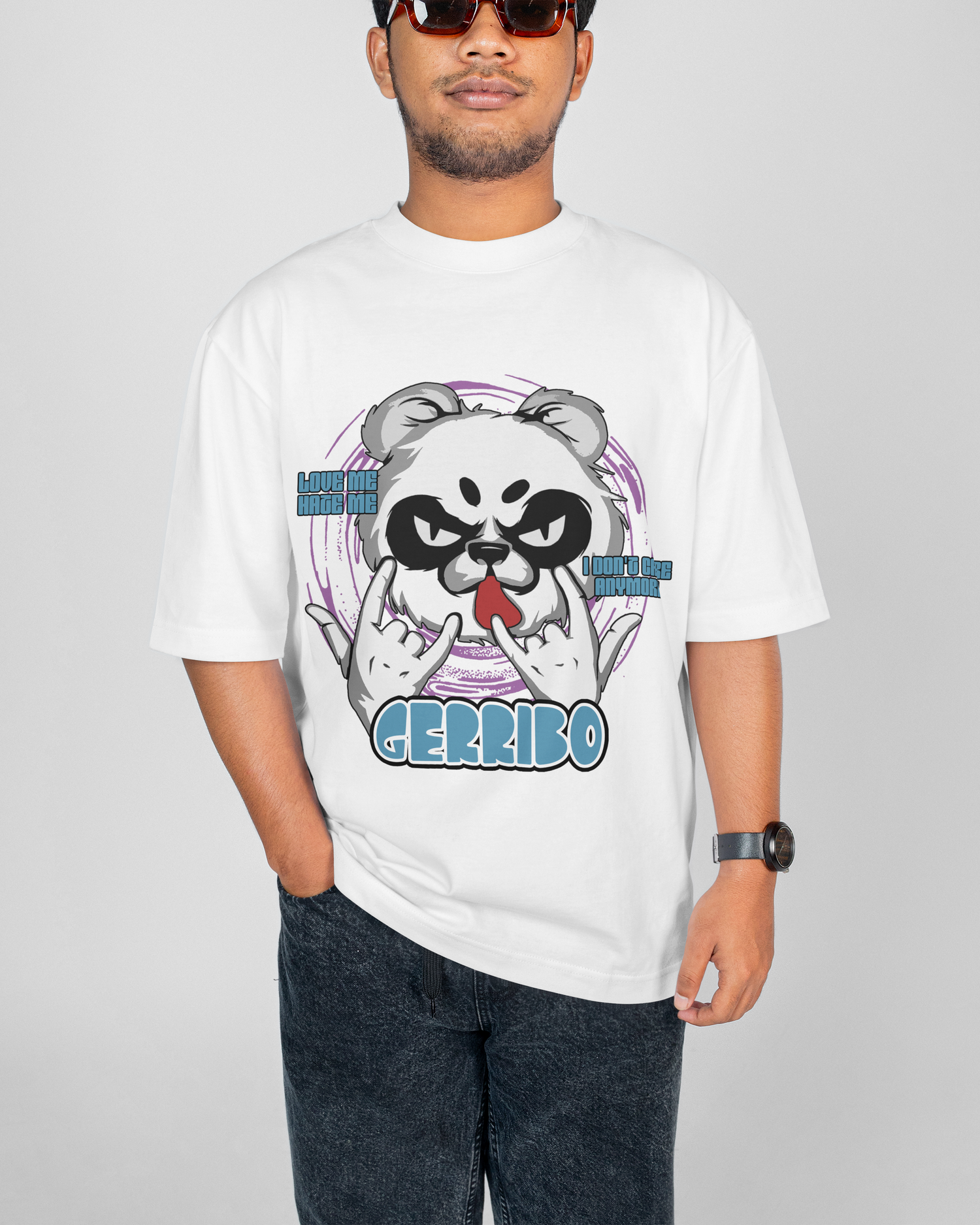 Panda Unisex Oversized Tshirt