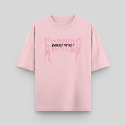 Shikari Oversized Baby Pink Tshirt