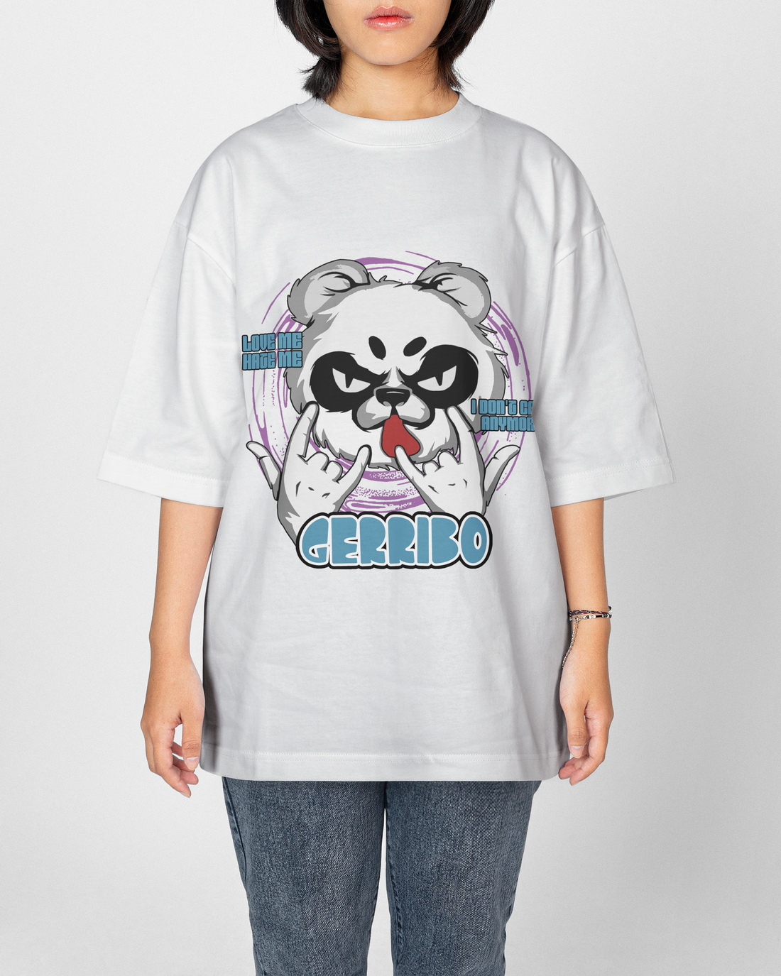 Panda Unisex Oversized Tshirt